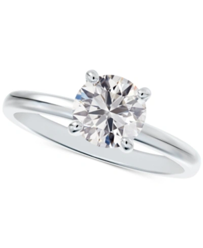 De Beers Forevermark Portfolio By  Diamond Solitaire Engagement Ring (1/2 Ct. T.w.) In 14k White Or Y In White Gold