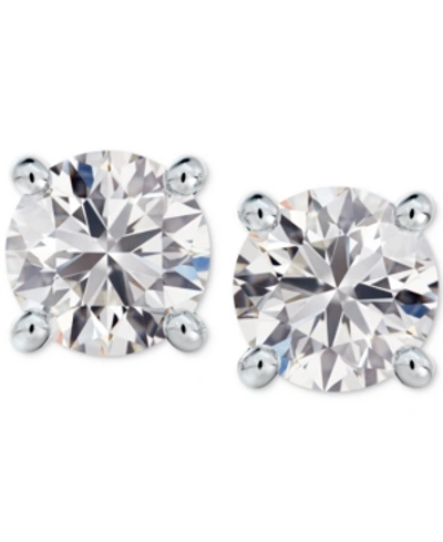 De Beers Forevermark Portfolio By  Diamond Stud Earrings (1 Ct. T.w.) In 14k White Or Yellow Gold In White Gold