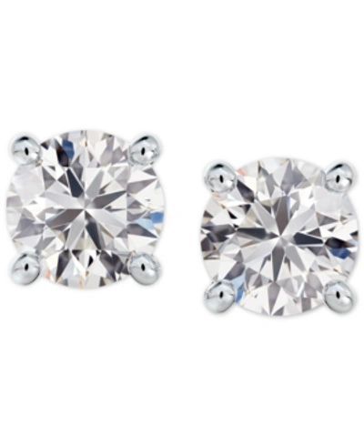 De Beers Forevermark Portfolio By  Diamond Stud Earrings (1/2 Ct. T.w.) In 14k White, Yellow Or Rose In White Gold