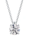 DE BEERS FOREVERMARK PORTFOLIO BY DE BEERS FOREVERMARK DIAMOND SOLITAIRE PENDANT NECKLACE (5/8 CT. T.W.) IN 14K WHITE GOL