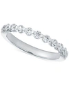 De Beers Forevermark Portfolio By  Diamond Band (3/4 Ct. T.w.) In 14k White Gold In White Gold