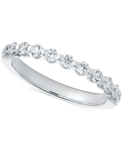 De Beers Forevermark Portfolio By  Diamond Band (3/4 Ct. T.w.) In 14k White Gold
