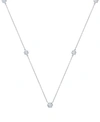 De Beers Forevermark Portfolio By  Diamond Honeycomb Station Statement Necklace (7/8 Ct. T.w.) In 14k In White Gold