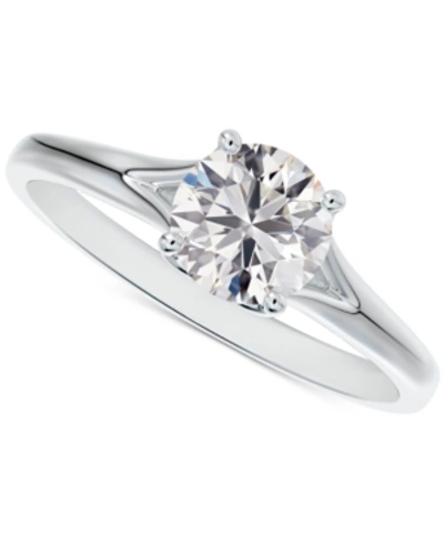 De Beers Forevermark Portfolio By  Diamond Round-cut Engagement Ring (5/8 Ct. T.w.) In 14k White Gold
