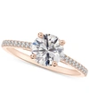 DE BEERS FOREVERMARK PORTFOLIO BY DE BEERS FOREVERMARK DIAMOND CATHEDRAL PAVE BAND ENGAGEMENT RING (5/8 CT. T.W.) IN 14K 