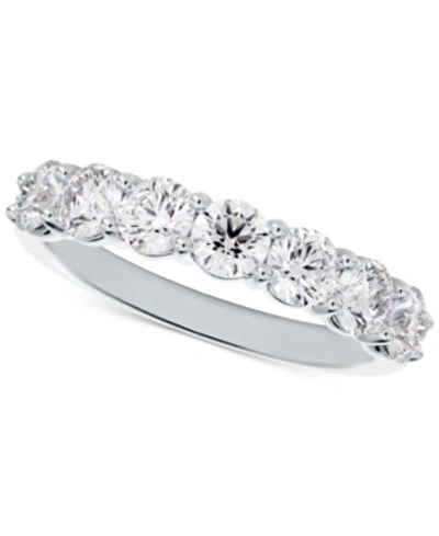 De Beers Forevermark Portfolio By  Diamond Seven Stone Band (1/2 Ct. T.w.) In 14k White, Yellow Or Ro In White Gold