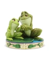 Jim Shore Tiana And Naveen As Frogs Figurine In Multi