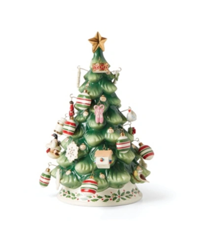 Lenox Treasured Traditions Days Of Christmas Tree And Ornament, Set Of 25 In Ivory