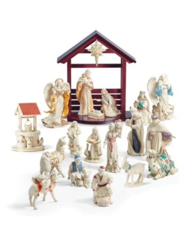 Lenox First Blessing Nativity Water Well Figurine In Multi And Ivory