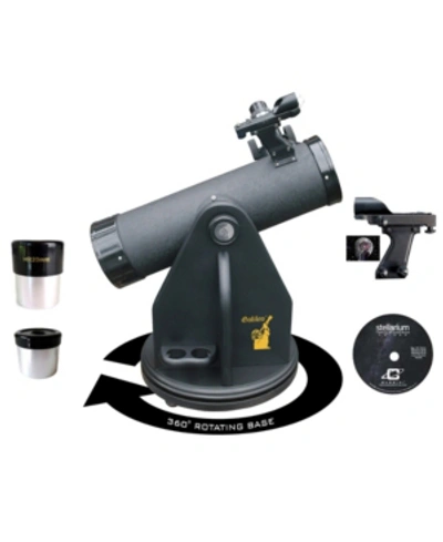 Galileo 500 X 80 Swivel Base Dobsonian Table Top Telescope And Red Dot Finder Scope In Black