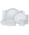 Elama Luxmatte Matte Dinnerware Set Of 20 Pieces In White
