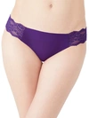 B.tempt'd By Wacoal B.bare Thong In Grape Royale