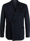 TAGLIATORE FITTED DOUBLE-BREASTED BLAZER