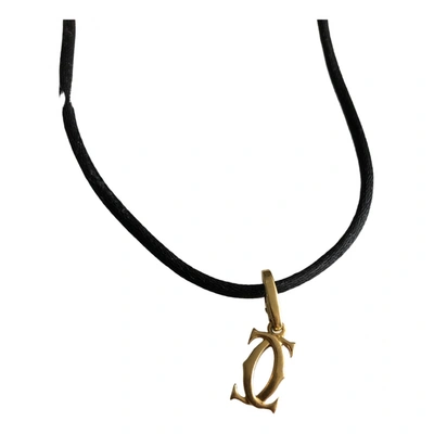 Pre-owned Cartier C Necklace In Gold