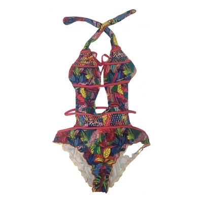 Pre-owned Agua By Agua Bendita One-piece Swimsuit In Multicolour