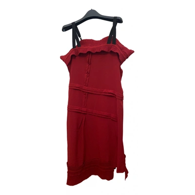 Pre-owned Marni Mid-length Dress In Burgundy