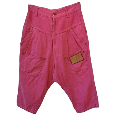 Pre-owned Issey Miyake Shorts In Red