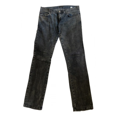 Pre-owned John Richmond Straight Jeans In Anthracite