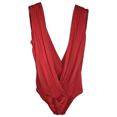 Pre-owned Elisabetta Franchi Top In Red