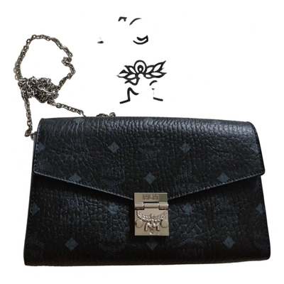 Pre-owned Mcm Millie Leather Crossbody Bag In Black