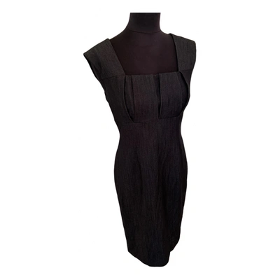 Pre-owned Calvin Klein Mid-length Dress In Black