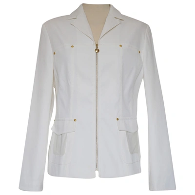 Pre-owned Mcm Jacket In White