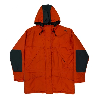 Pre-owned Helly Hansen Trenchcoat In Red