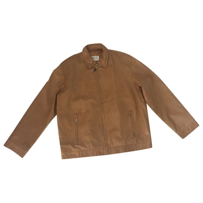 Pre-owned Givenchy Leather Jacket In Camel