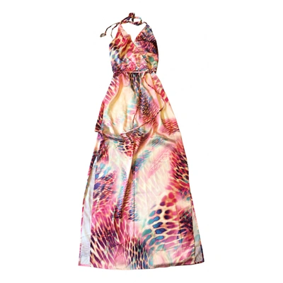 Pre-owned Guess Maxi Dress In Multicolour