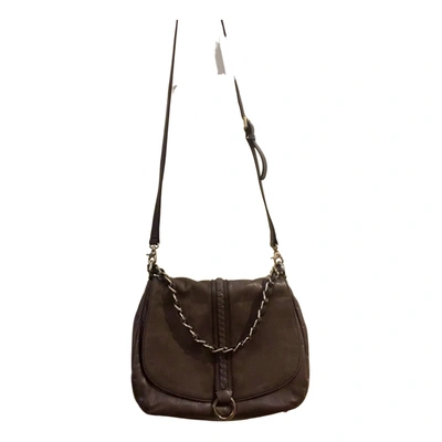 Pre-owned Coccinelle Leather Crossbody Bag In Brown