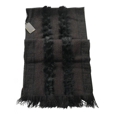 Pre-owned Fendi Cashmere Scarf In Brown