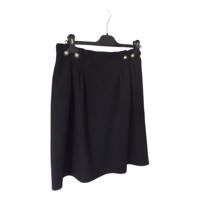 Pre-owned Carven Mini Skirt In Black