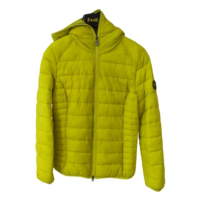 Pre-owned Fk Puffer In Yellow