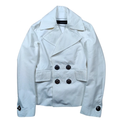 Pre-owned Dsquared2 Jacket In White