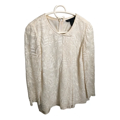 Pre-owned Marc By Marc Jacobs Blouse In White