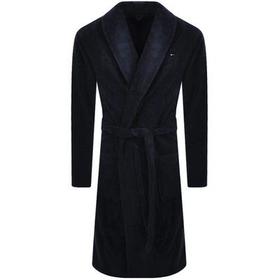 Tommy Hilfiger Terrycloth Robe In Navy