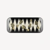 FORNASETTI TRAY CHIAVI GOLD AND ROMBI