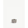 Off-white Silver Melted Arrows Ring In Silver