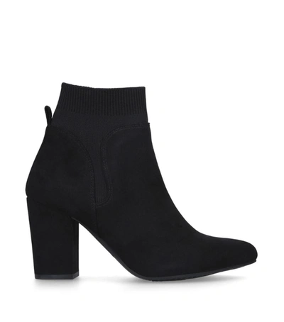 Kg Kurt Geiger Womens Black Tobi Faux-suede Ankle Boots 8