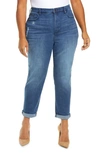 Nydj Plus Size Margot Girlfriend With Roll Cuffs Jeans In Heron