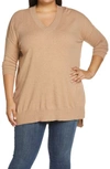 ADYSON PARKER STEP HEM TUNIC SWEATER,ACS0006X04