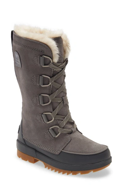 Sorel Tivoli Iv Waterproof Tall Winter Boot In Quarry