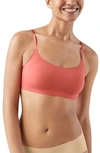 True & Co. True Body Scoop Neck Bralette In Desert Rose