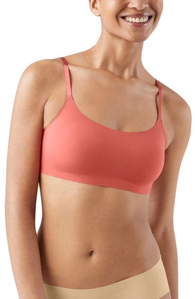 True & Co. True Body Scoop Neck Bralette In Desert Rose