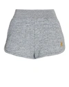 Golden Goose Cotton Jersey Sweatshorts W/ Star In Grey