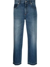 ALEXANDER MCQUEEN MID-RISE STRAIGHT JEANS