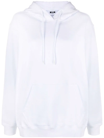 MSGM DRAWSTRING COTTON HOODIE