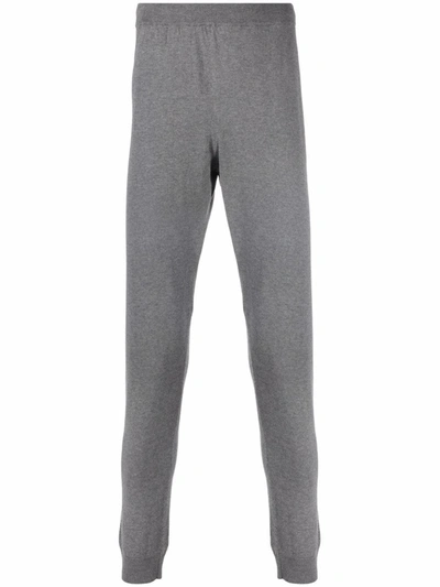 Corneliani Slim-fit Tracksuit Trousers In Grey