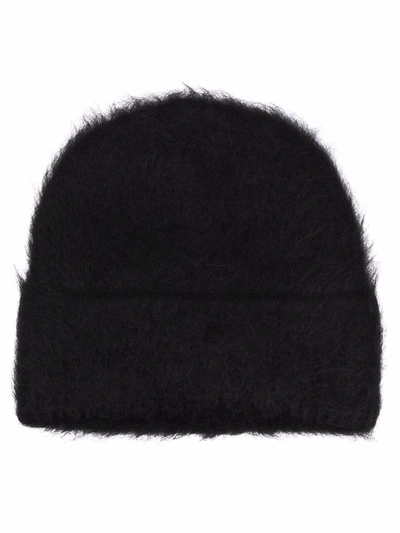 Totême Turn-up Hem Beanie In Black