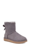 Ugg (r) Mini Bailey Bow Ii Genuine Shearling Bootie In Shade